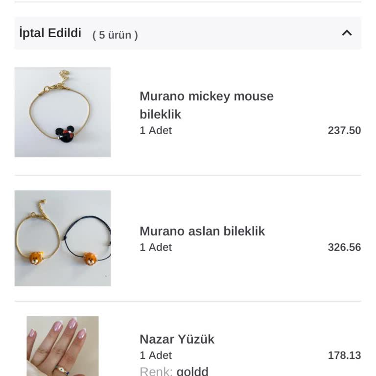 Sipariş İptali Açıklamasız Ve İade Talebi