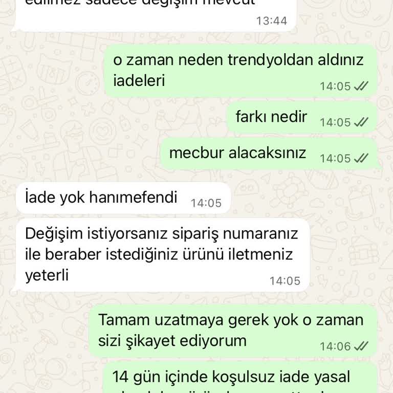 Yusem Tesettür’te İade Hakkı İhlali Ve Sadece Değişim Teklifi