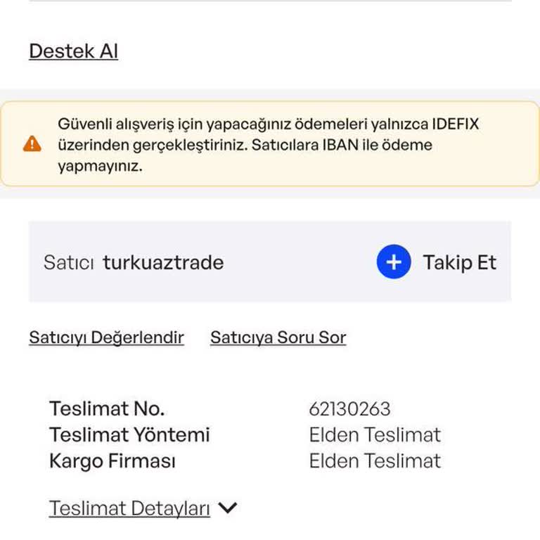 İdefix’te Çamaşır Makinesi Gönderilmedi, Ücretin Hemen İadesi Gerekiyor
