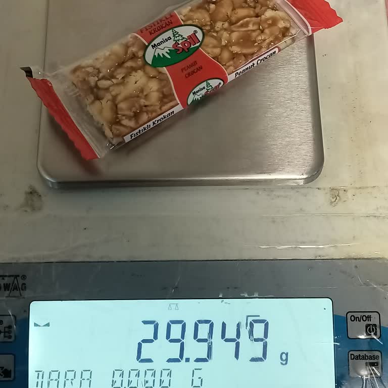 Spil Şekerleme Paket Üzerinde Yazan Gramaj İle Paketin İçindeki Ürün Miktarının Aynı Olmaması