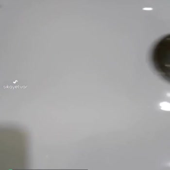 Turkuaz Seramik Sarardı Diye Değişim Yapıldı, Bu Defa da Değişim Yapılan Ürün Çatladı!