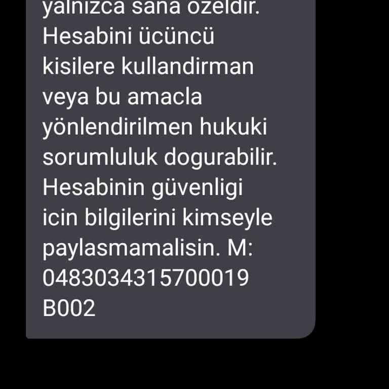 İyzico Gelen Yanlış SMS Ve Bilgim Dışında Açılan Hesap Şüphesi