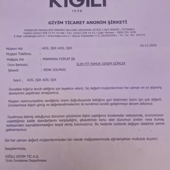 İlk Yıkamada Gömlek Soldu Ve Diğer Kıyafetleri Boyadı