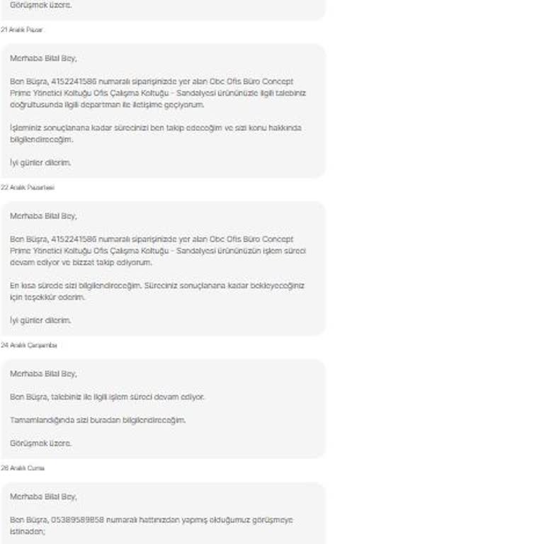 Eksik Parça Ve Güvenlik Riski Nedeniyle İade Talebinin Reddedilmesi