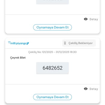 Çeyrek Biletlerde Tekrarlanan Numara Ve Eksik Bilet Sorunu