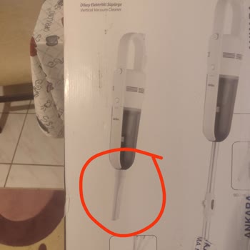 Eksik Parçalı Elektrik Süpürgesi İçin İade Ve Değişim Talebi