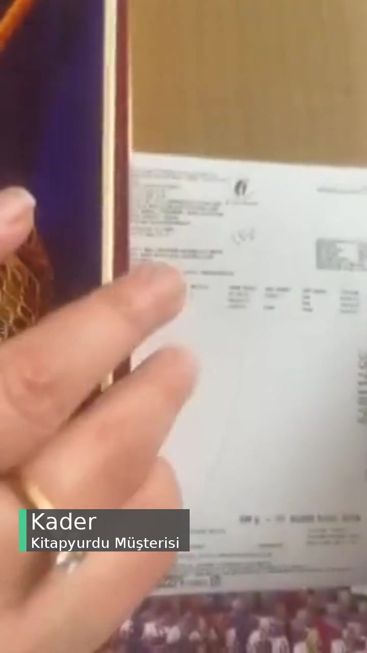 Kitapyurdu Eski Yırtık Ve Kullanılmış Bir Kitap Gönderiyor! videonun kapak resmi