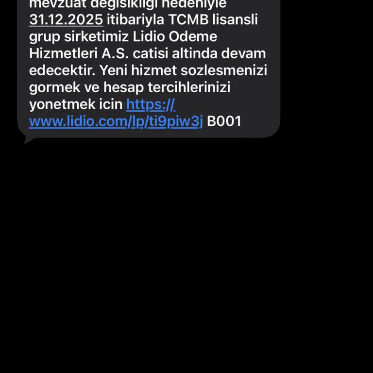 İzinsiz Lidio SMS’i Ve Kimlik Verisi Güvenliği Endişesi