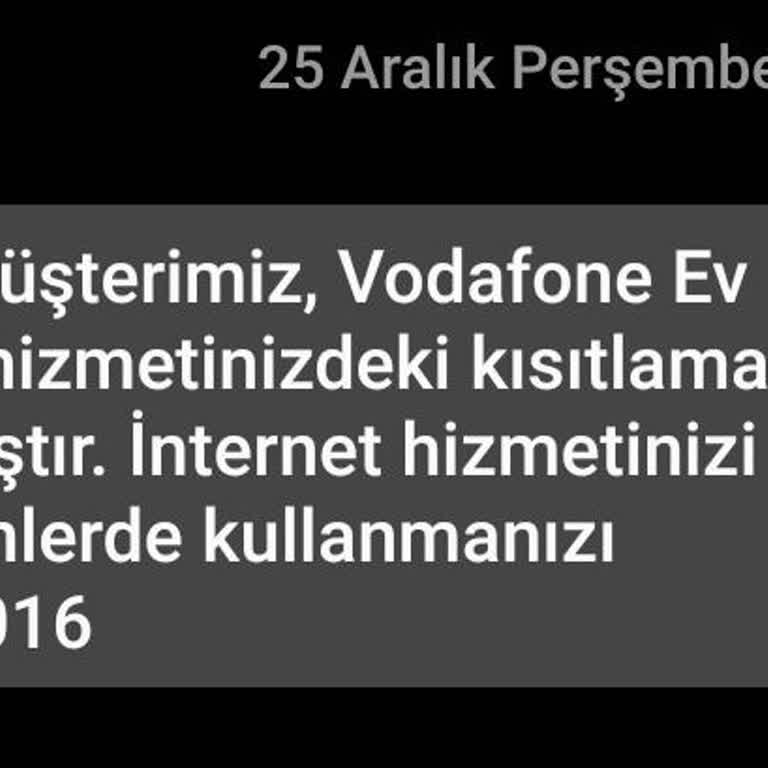 Eski Vodafone Aboneliği Kapatılmıyor Ve Haksız Cayma Bedeli