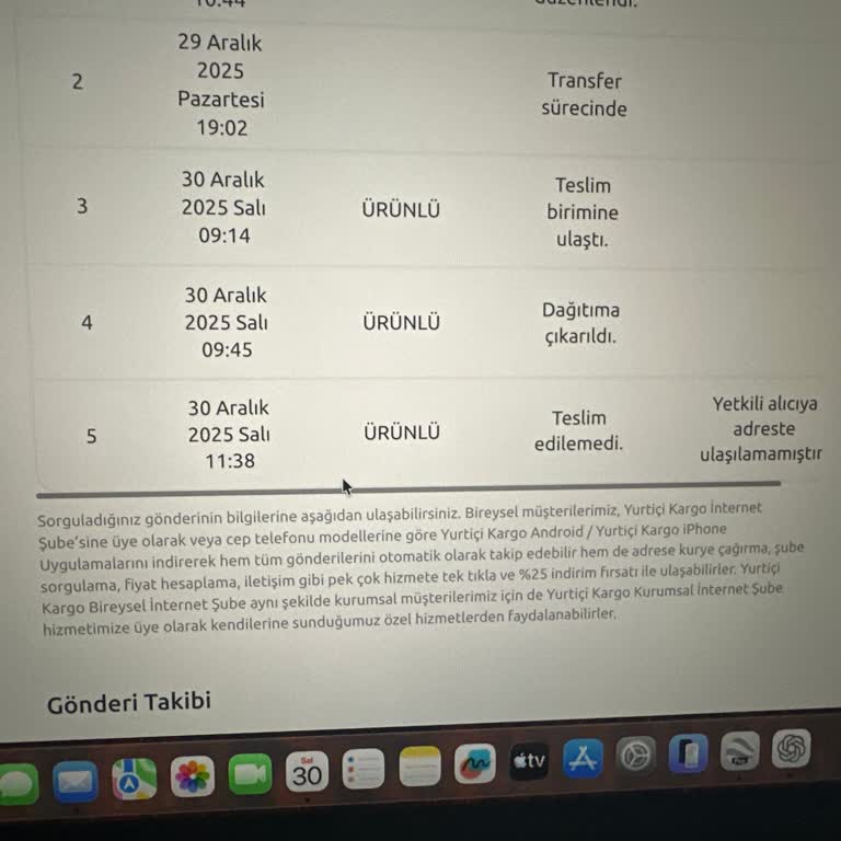 Yurtiçi Kargo Gönderimle İlgili Ciddi Bir Mağduriyet Yaşıyorum