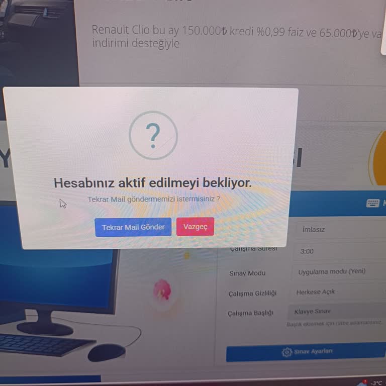 Üyelik Aktivasyonu Maili Gelmiyor Ve Sistem Kullanılamıyor