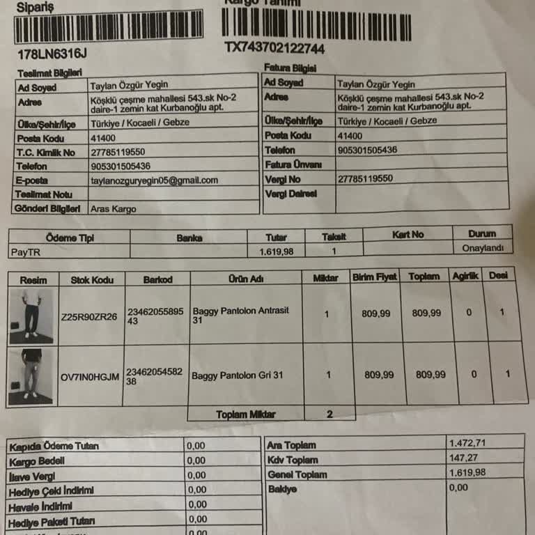 Yanıtsız İletişim Ve Yanlış Gönderilen Ürün