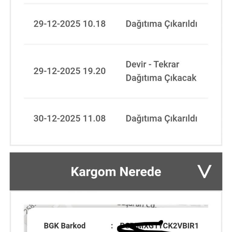 Kargo Tesliminde Sürekli Gecikme Ve Yanıltıcı Bilgilendirme
