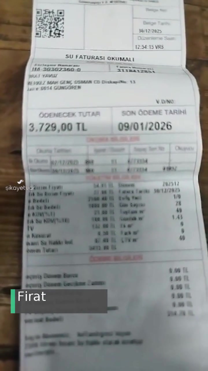 İstanbul Büyükşehir Belediyesi Yüksek Fatura Yüksek Atık Su Bedeli! videonun kapak resmi