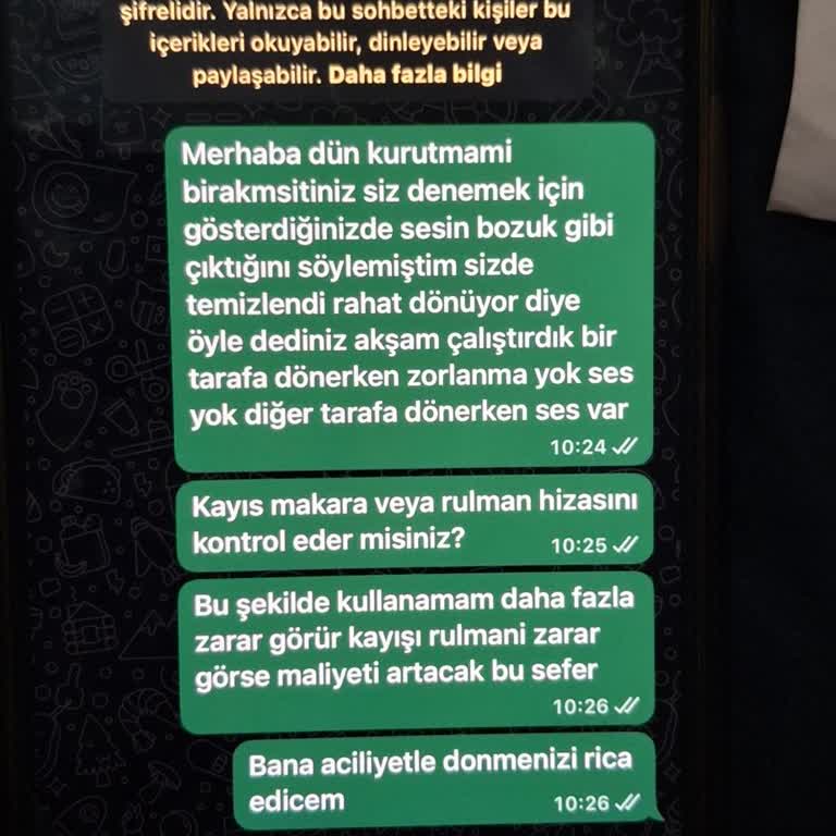 Hoover Çamaşır Kurutma Makinesi Duman Çıktı, Ücretli Servis Sonrası Ses Sorunu