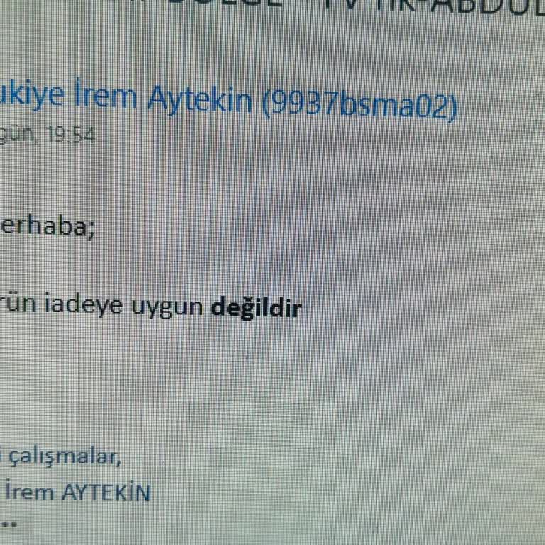 Kırık TV Ekranı İçin A101 Ve Onvo'dan İade Talebi