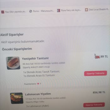 Yemeksepeti'den Sipariş Gelmedi Ve 354 TL Ücret İade Edilmedi