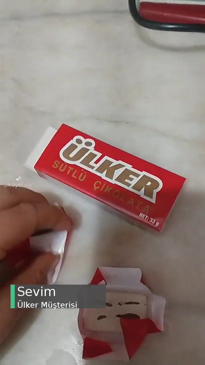 Bugün Aldığım Ülker Çikolata Bozuk Çıktı! videonun kapak resmi