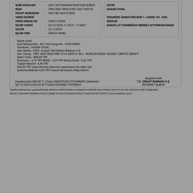 Butiqmi Sipariş Takip Kodu Bulunamadı, Ücret İadesi Talebi