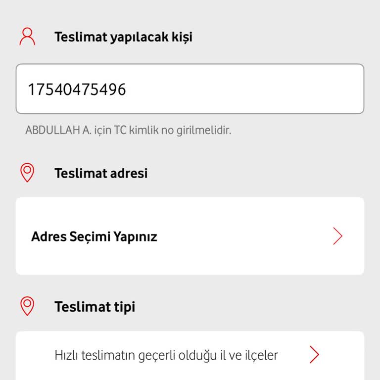 Vodafone Red Tarifemde Sistemsel Hata Nedeniyle Iphone Cihaz Alımı Gerçekleşmiyor