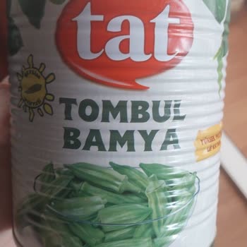 Migros'tan Alınan Tat Tombul Bamya Konservesinde Sert Ve Yenilemez Bamyalar