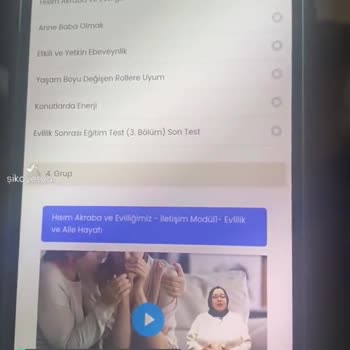 Aile Ve Sosyal Hizmetler Bakanlığı Evlenecek Gençlerin Desteklenmesi Projesi Eğitimi, Sistem Hatası