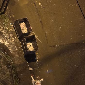 Kapaksız Çöp Konteynerları Nedeniyle Yoğun Koku Ve Hijyen Sorunu