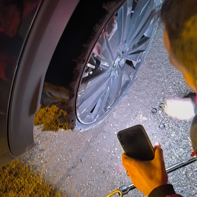 Continental Kış Lastiği Otobanda Patladı, Güvenlik Riski Ve Ücretsiz Değişim Talebi