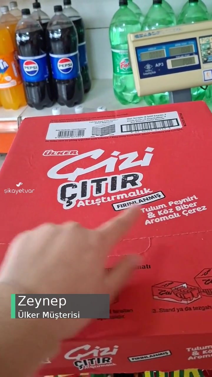 Ülker Çizi Çıtır Yerine Yırtık Açılmış Ürün videonun kapak resmi