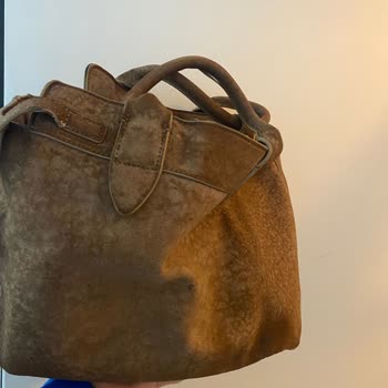 Boho Süet Tote Çanta Kolay Leke Tutması Ve Temizlikte Görüntüsü Bozulması