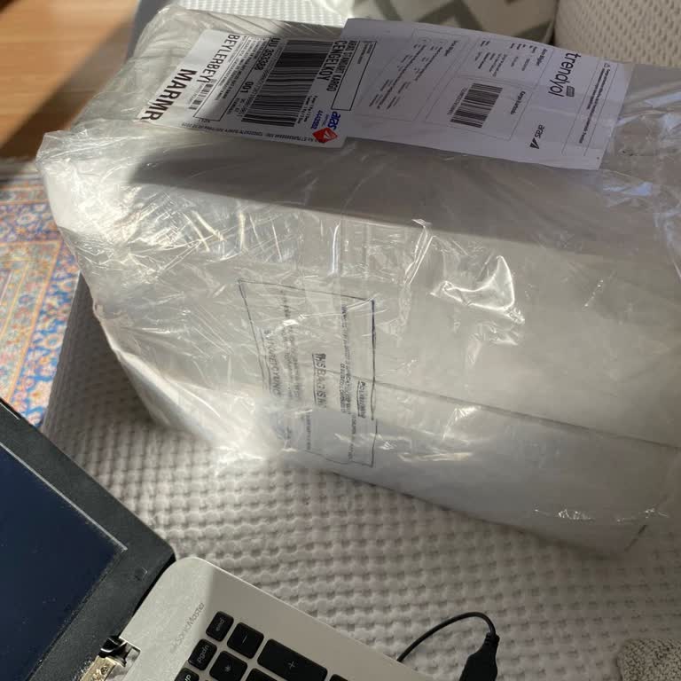 Aras Kargo Kurye Paketi Zile Basmadan Bina Girişine Bırakıyor