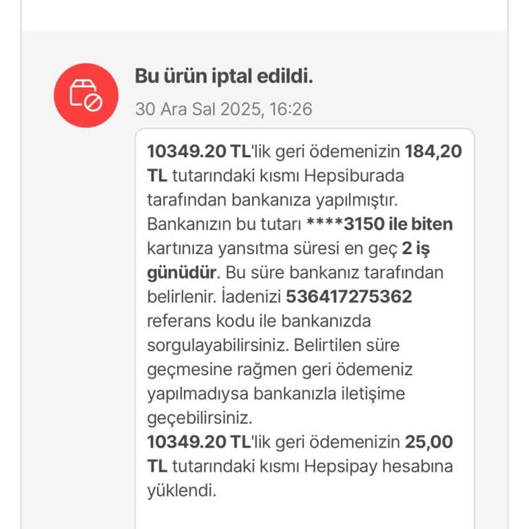 İptal Edilen Siparişte Kupon Geri Tanımlanmadı, Müşteri Desteği Ulaşılamıyor