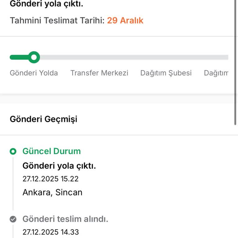 Sürat Kargo Sincan Şubesi Geciken Teslimat Ve Tekrarlayan İade Sorunu