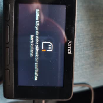 Yeni Araç Kamerasında Hafıza Kartı Kabul Etmemesi Ve İade Talebi