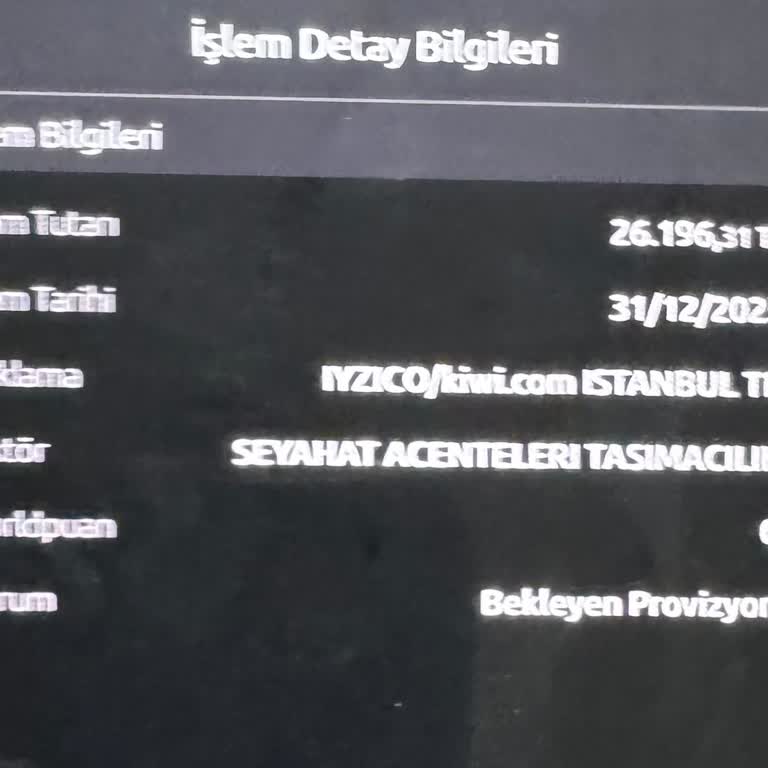 İzinim Olmadan Çekilen 26.196 TL İçin Iyzico Ve Kiwi.com’a Karşı İade Ve Sorumluluk Talebi