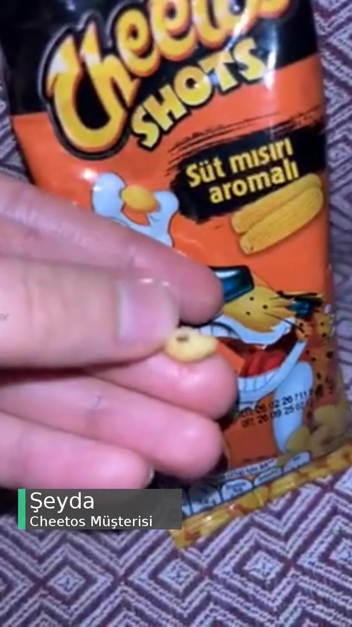 Bilinmeyen Madde Cheetos İçinden Çıktı videonun kapak resmi