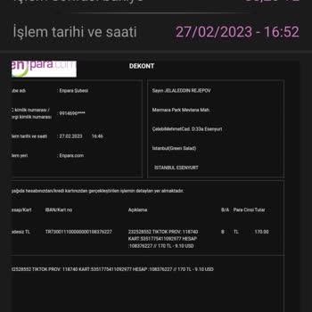 200 Jeton Ödemesi Yaptım Xlove'da Hesapta Görünmüyor