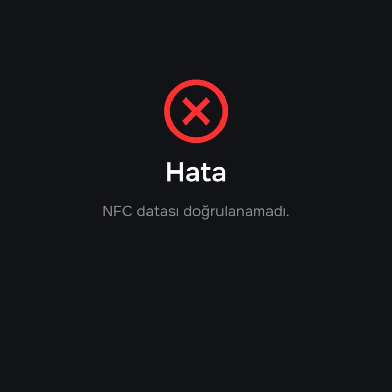 Papara NFC Kimlik Doğrulama Hatası Çözülmedi