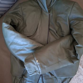 Dolap'tan Kuzu Derisi Mont Sahte Suni Deri, İade Reddi