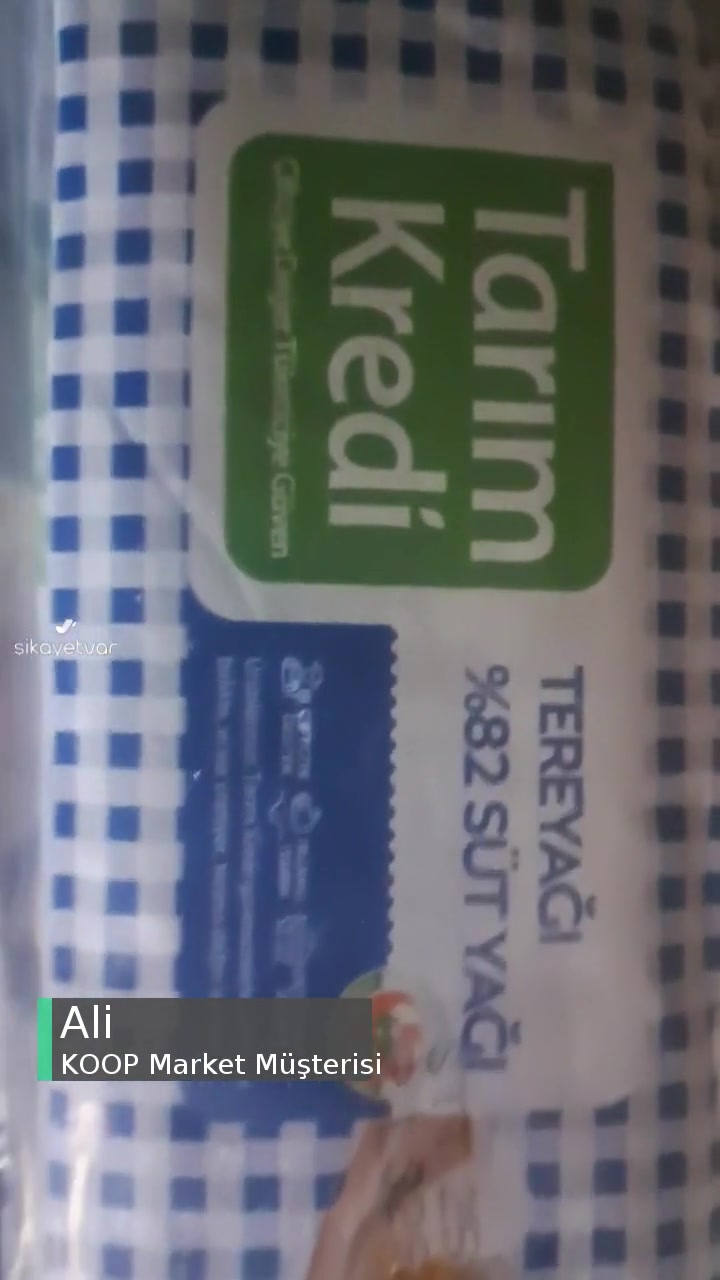 Koop Market Tereyağ Sandık Margarin Çıktı videonun kapak resmi