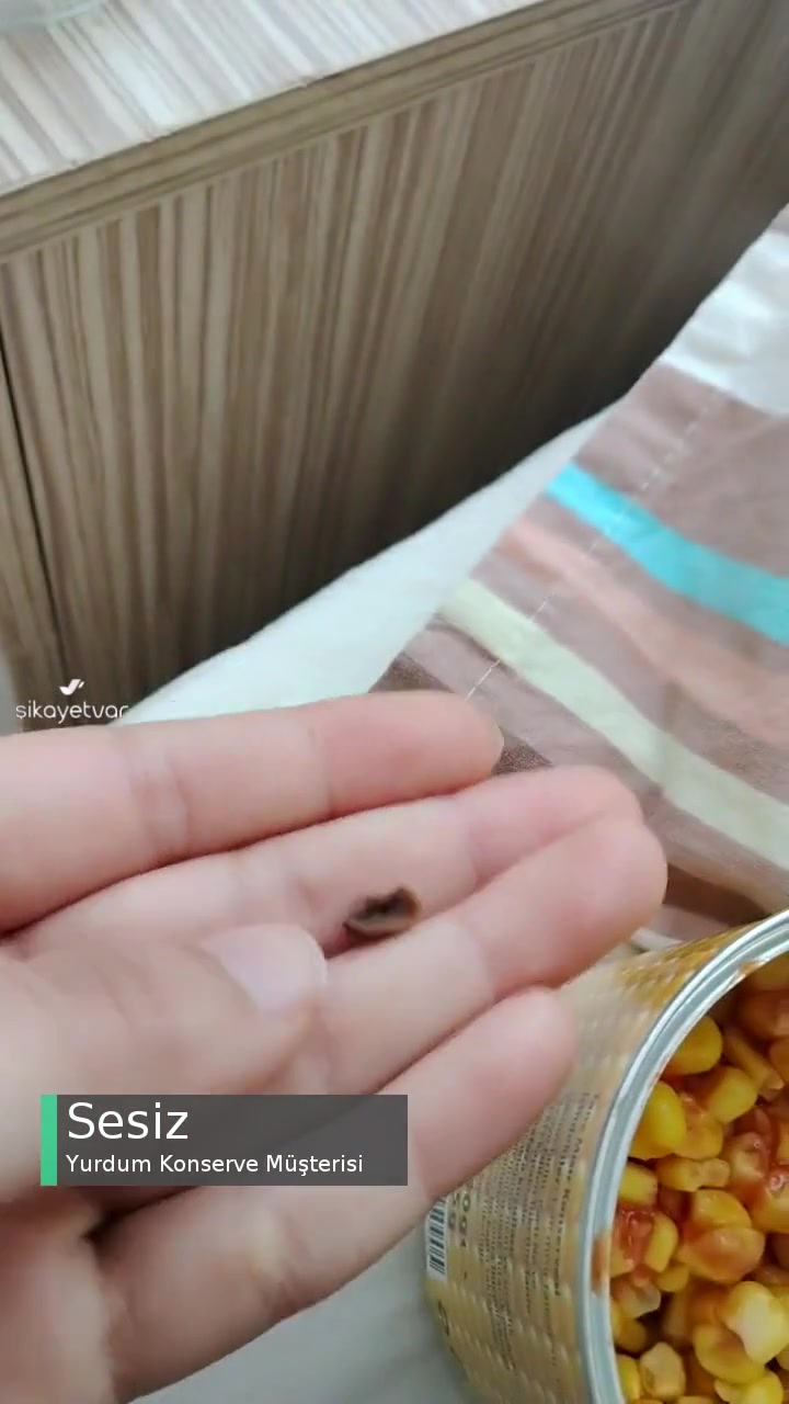 Yurdum Konserve Tarihin Geçmemesine Rağmen Bozuk Ürün videonun kapak resmi