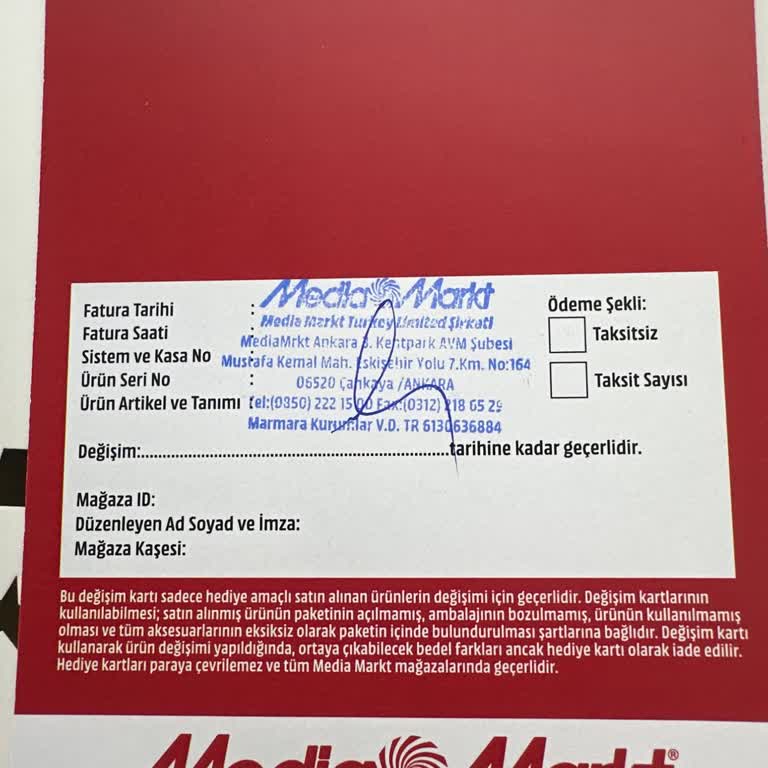 Media Markt’ta Değişim Kartı Her Şubede Geçerli Olmasına Rağmen Reddedildi