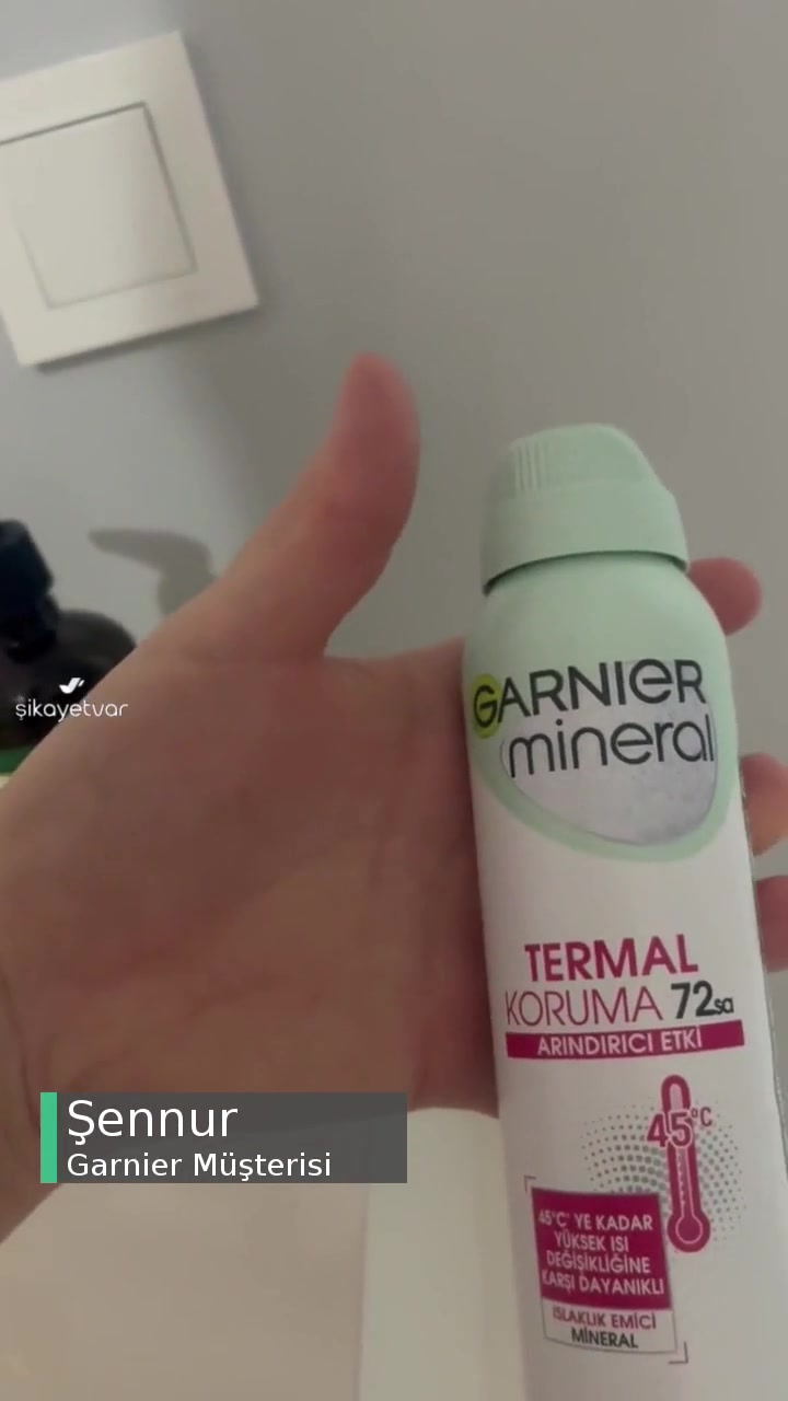 Garnier Termal Deodorant Kapak Sorunu videonun kapak resmi