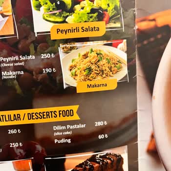 Cafe Denizlim Ürünleri Taze ve Menüde Göründüğü Şekilde Sunmaması