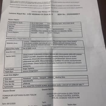 Tekrarlanan Servis Gecikmesi Ve Kargo Problemleri Güvenimi Sarsıyor