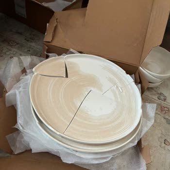 Kırık Servis Tabağının Teslimi Ve Çözümün Sağlanamaması