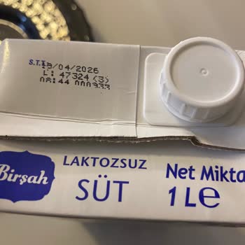 Birşah Laktozsuz Süt Isıtıldığında Kesiliyor
