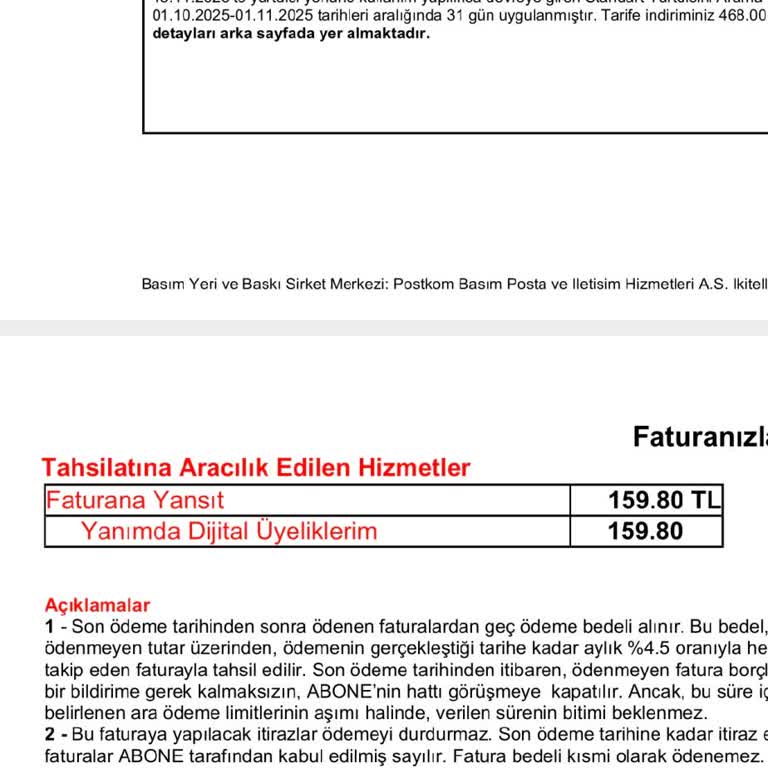 Vodafone Premium Üyeliği Nedeniyle Faturada Haksız Artış Ve Düzeltme Talebi