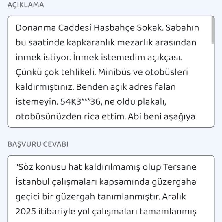 İstanbul Büyükşehir Belediyesi Hayati Tehlike, Acil Müdahale Edin Lütfen