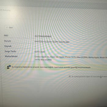 Pasaporta Kayıtlı Iphone 14 Pro Max Şebekesiz Kalması Ve Kayıt Dışı Görünmesi